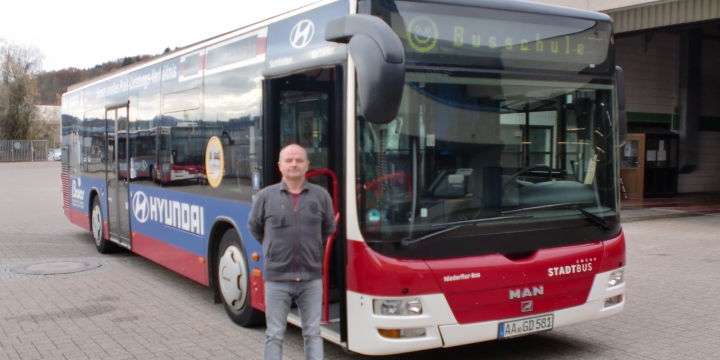 Bustraining mit dem Stadtbus Gmünd